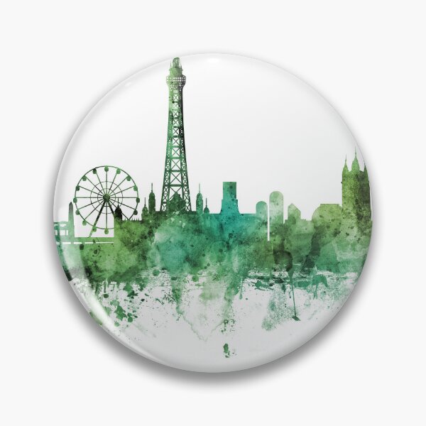 Item preview, Blackpool England Skyline designed and sold by ArtPrints.