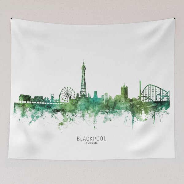 Item preview, Blackpool England Skyline designed and sold by ArtPrints.