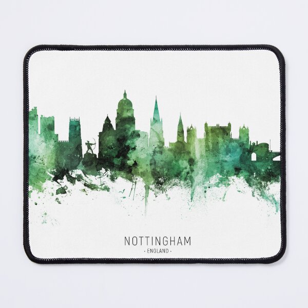 Item preview, Nottingham England Skyline designed and sold by ArtPrints.