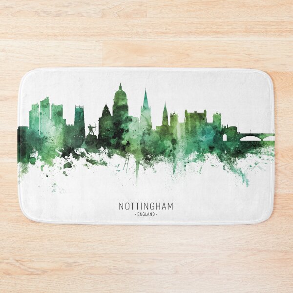 Item preview, Nottingham England Skyline designed and sold by ArtPrints.