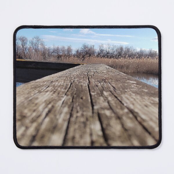 Item preview, Old wooden pontoon in the wilderness. designed and sold by KookArt.