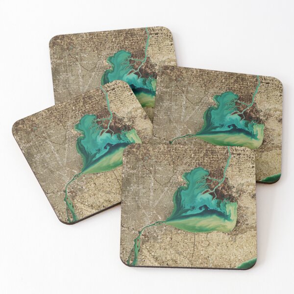 Item preview, Lake St. Clair from space designed and sold by Raureif.