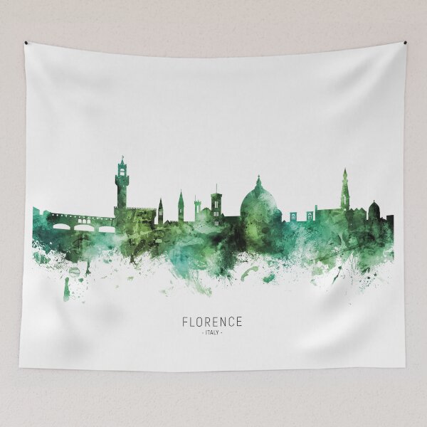 Aperçu de l'œuvre Florence Italy Skyline créée et vendue par ArtPrints.