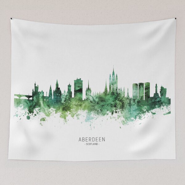 Artikelvorschau, Aberdeen Scotland Skyline entworfen und verkauft von ArtPrints.