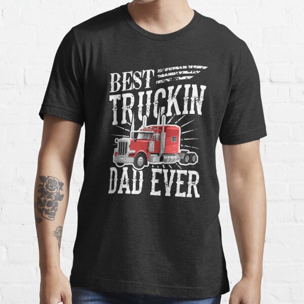 Best Truckin Dad Ever Trucker Shirt Funny Truck Driver Men - Truck Driver  Men Women Gifts - Mug