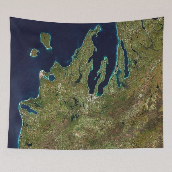Item preview, Leelanau Peninsula, US from space designed and sold by Raureif.