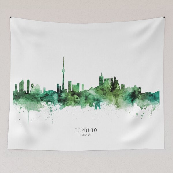 Aperçu de l'œuvre Toronto Canada Skyline créée et vendue par ArtPrints.