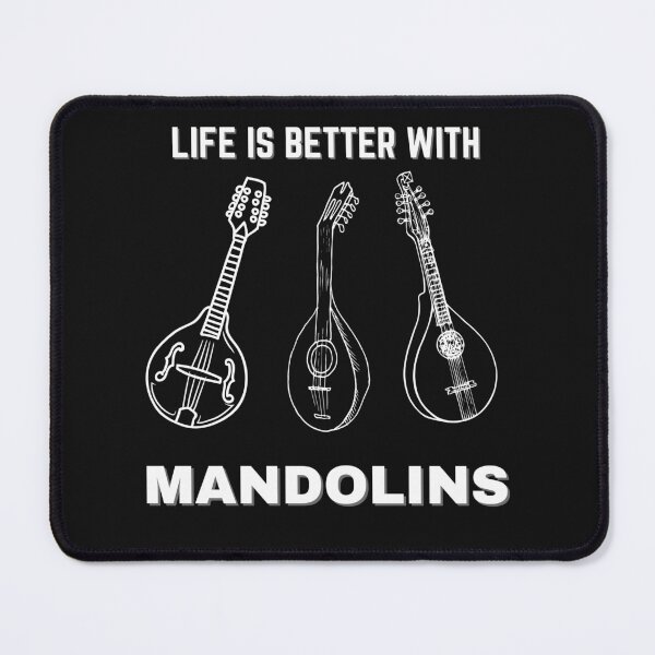 Item preview, Life is Better with Mandolins, Gifts for Mandolin Players, Mandolin Player Shirts designed and sold by Urban-Celt.
