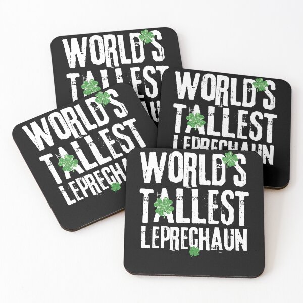 Item preview, World's Tallest Leprechaun - Grunge Shamrock Funny St. Patrick's Day Gifts designed and sold by ohmier.