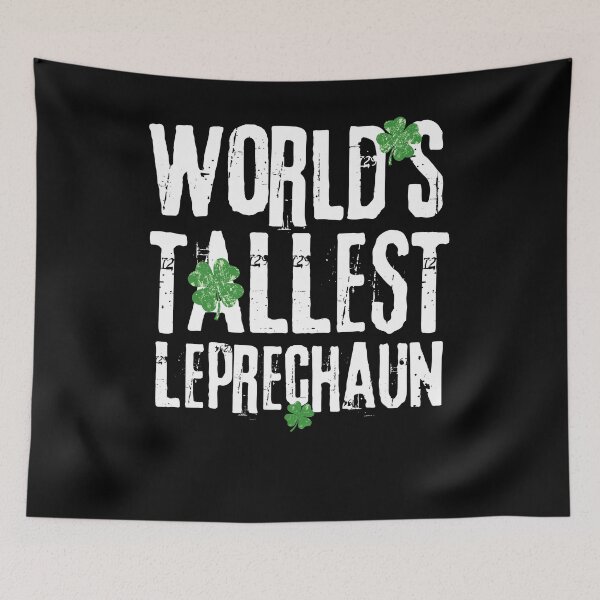 Item preview, World's Tallest Leprechaun - Grunge Shamrock Funny St. Patrick's Day Gifts designed and sold by ohmier.
