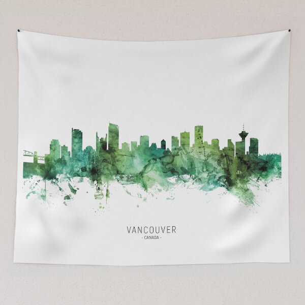 Item preview, Vancouver Canada Skyline designed and sold by ArtPrints.