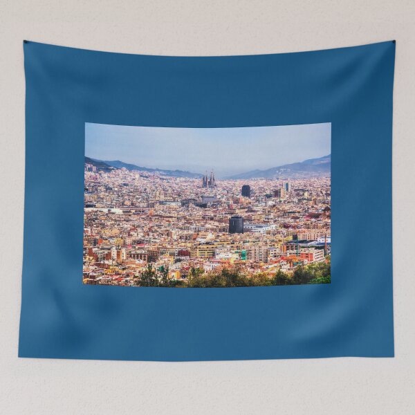 Item preview, Barcelona Aerial City Scene designed and sold by Paul Thompson Photography.