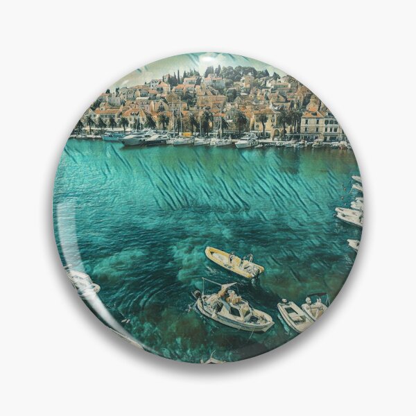 Item preview, Eriba Happiness redundant sunny day boats sea blue  designed and sold by Cordiality.