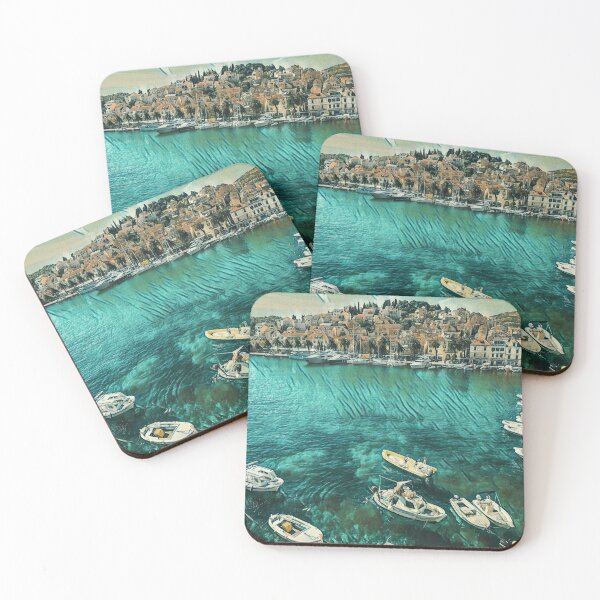 Item preview, Eriba Happiness redundant sunny day boats sea blue  designed and sold by Cordiality.