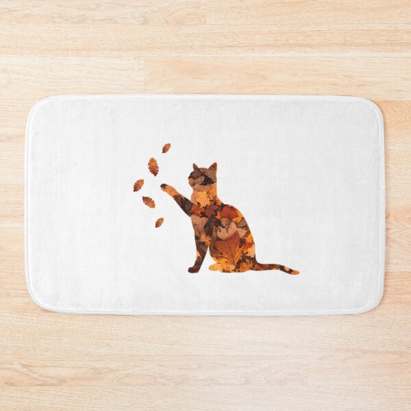 Item preview, Autumn Cat: Fall Leaves Cat designed and sold by Catspeople.