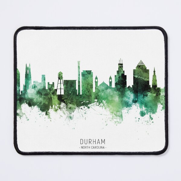 Item preview, Durham North Carolina Skyline designed and sold by ArtPrints.