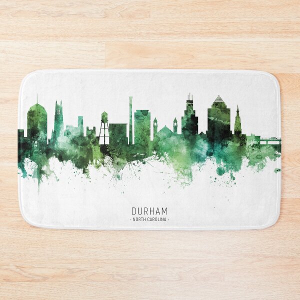 Item preview, Durham North Carolina Skyline designed and sold by ArtPrints.