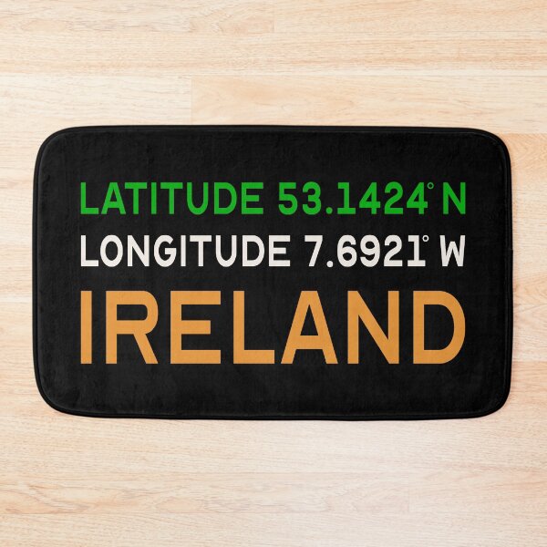 Item preview, Longitude And Latitude Co-ordinates To Ireland Cool Design, Great Design For St Patrick's Day designed and sold by TrulyEpoque.
