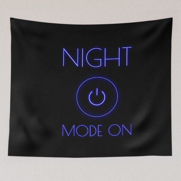 Item preview, Camiseta para fiesta nocturna - modo nocturno activado con diseño vectorial. designed and sold by bluehatgraphics.