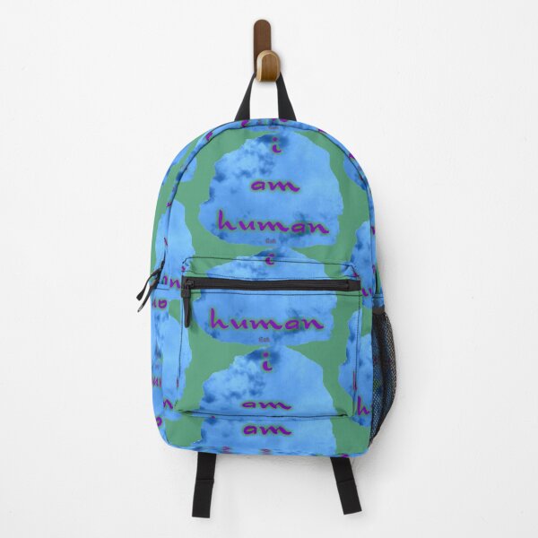 i am human (green) Backpack