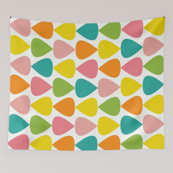 Item preview, Plectrum Colourful Geometric Springtime Pattern  designed and sold by kierkegaard.