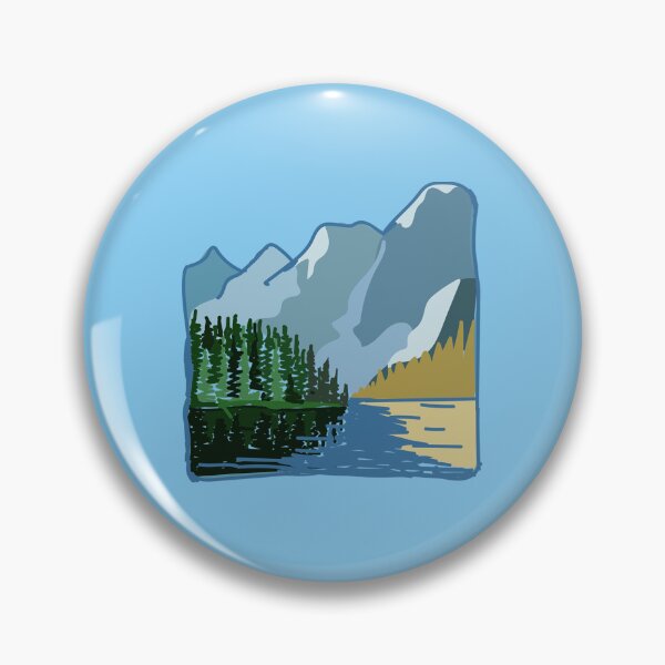 Item preview, Mountains and beautiful lakeart designed and sold by DarrriaDesign.