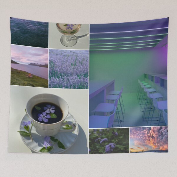 Item preview, Purple and Green Aesthetic Collage designed and sold by Mushroom-Gorge.