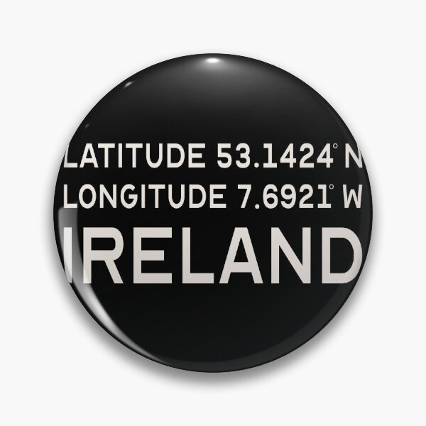 Item preview, Longitude And Latitude Co-ordinates To Ireland Cool Design, Great Design For St Patrick's Day designed and sold by TrulyEpoque.