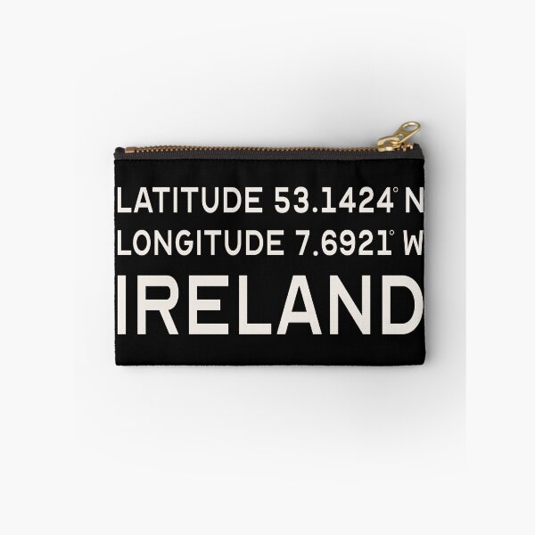 Item preview, Longitude And Latitude Co-ordinates To Ireland Cool Design, Great Design For St Patrick's Day designed and sold by TrulyEpoque.