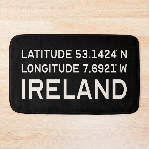 Item preview, Longitude And Latitude Co-ordinates To Ireland Cool Design, Great Design For St Patrick's Day designed and sold by TrulyEpoque.