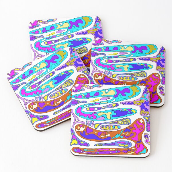Item preview, amoeba cyan designed and sold by d-w-h design.