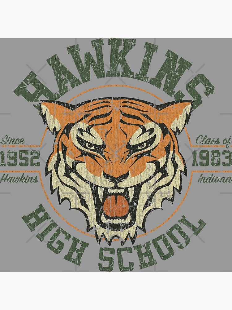 1983 84 Hawkins High School Tigers Hoodie 