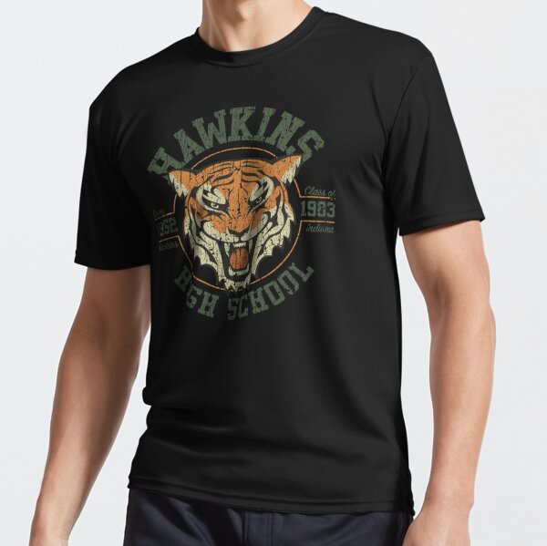 Boy's Stranger Things Retro Hawkins High School Tigers T-shirt