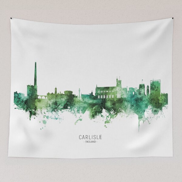 Artikelvorschau, Carlisle England Skyline entworfen und verkauft von ArtPrints.