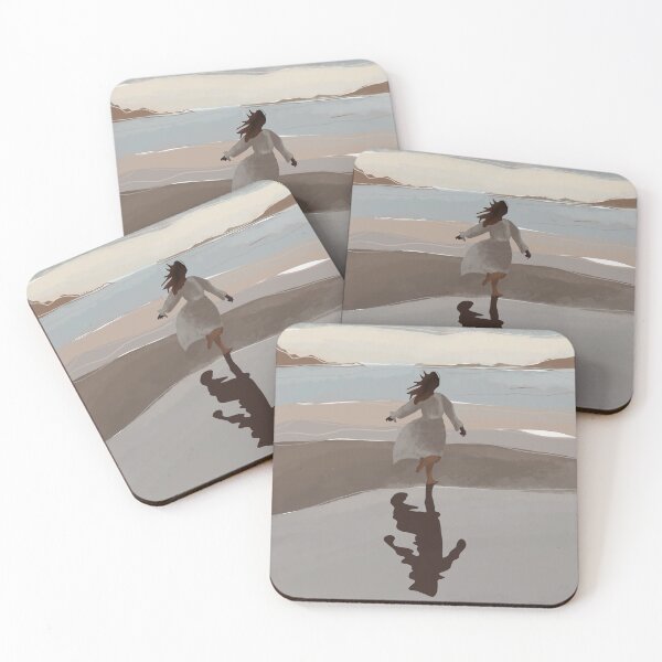 Item preview, Painting - Ragazza in Spiaggia | Girl at the beach designed and sold by ChiaraKali.
