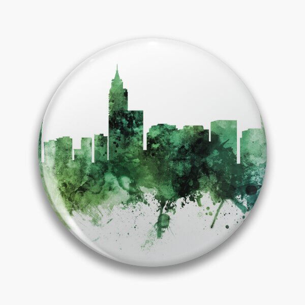 Item preview, Raleigh North Carolina Skyline designed and sold by ArtPrints.