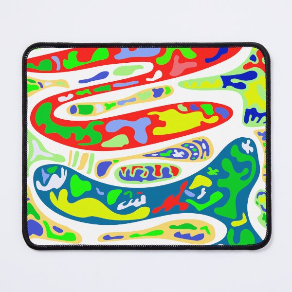 Item preview, amoeba neon crayons flat designed and sold by d-w-h design.
