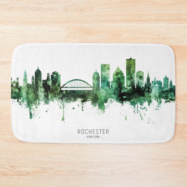 Artikelvorschau, Rochester New York Skyline entworfen und verkauft von ArtPrints.