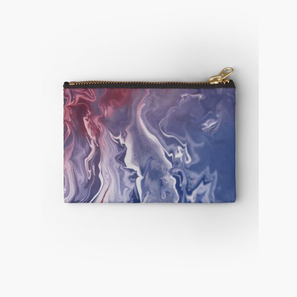 Item preview, Blush and Payne's Grey Flowing Abstract Painting designed and sold by CAT-LUVERS.