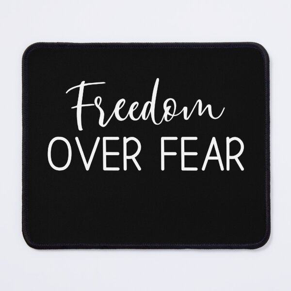 Item preview, Freedom Over Fear designed and sold by FauzIDEA.