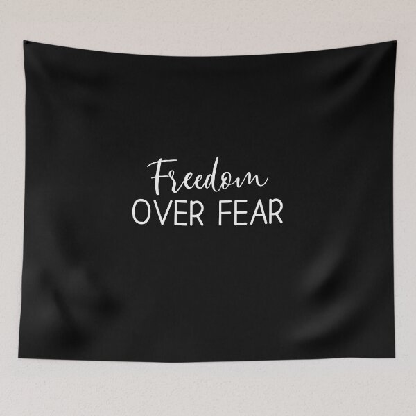 Item preview, Freedom Over Fear designed and sold by FauzIDEA.