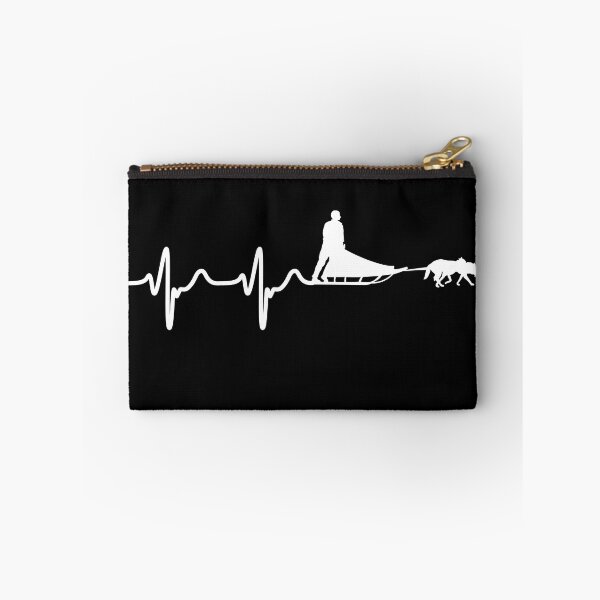 Item preview, Dog Sleding Heartbeat Dog Sled EKG Husky Sled Dog designed and sold by -JBell-.