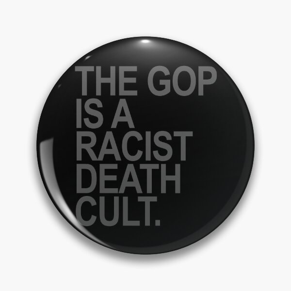 Item preview, The GOP is a racist death cult - subtle gray designed and sold by Thelittlelord.