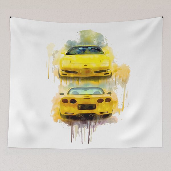 Item preview, Chevy Corvette Splash Yellow designed and sold by Aaaah Eeeek  Studio.