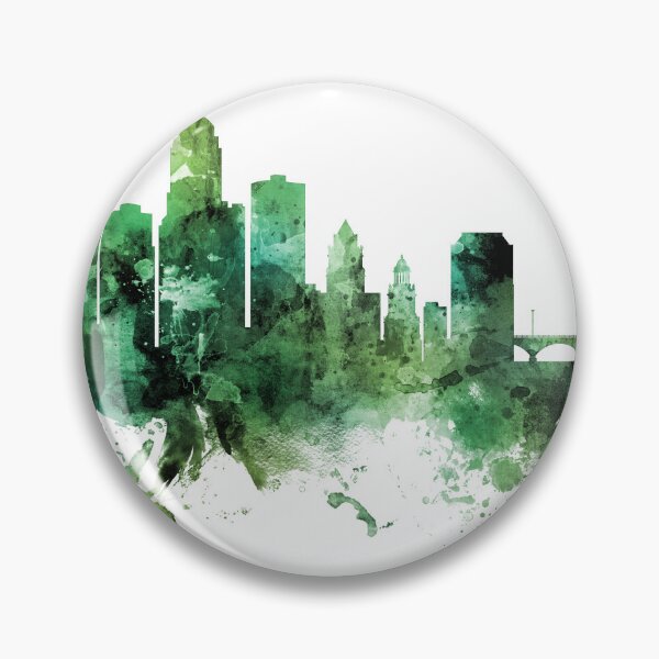 Item preview, Des Moines Iowa Skyline designed and sold by ArtPrints.