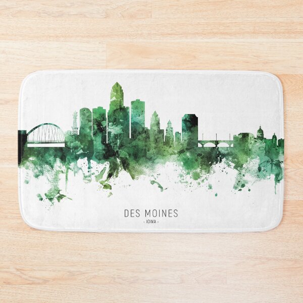 Item preview, Des Moines Iowa Skyline designed and sold by ArtPrints.
