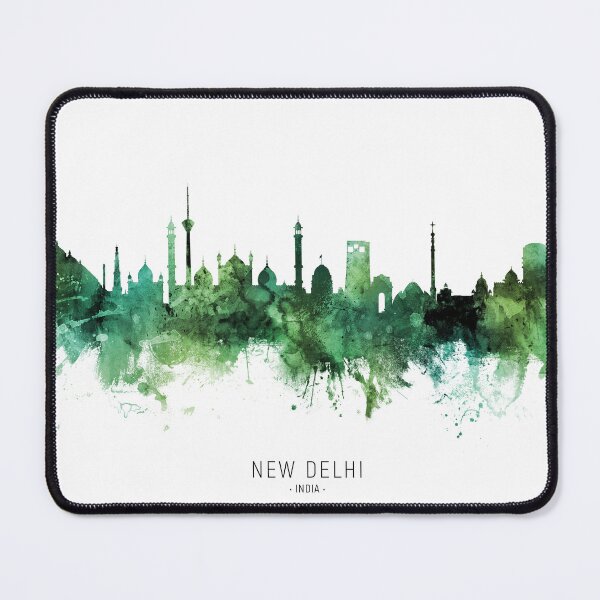 Item preview, New Delhi India Skyline designed and sold by ArtPrints.