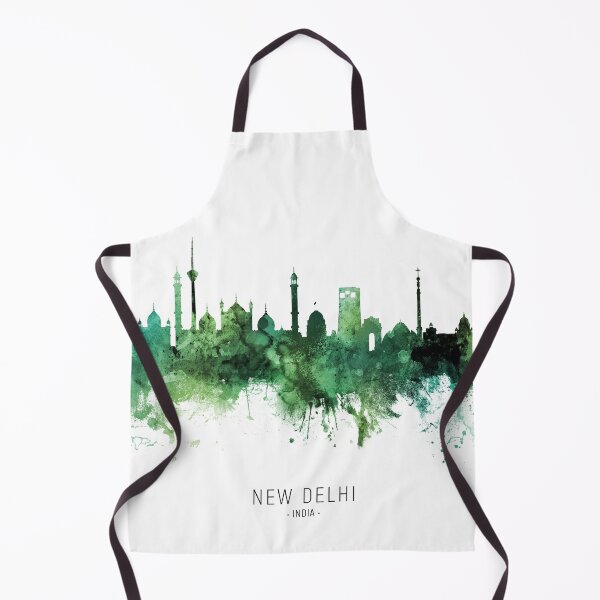 Item preview, New Delhi India Skyline designed and sold by ArtPrints.