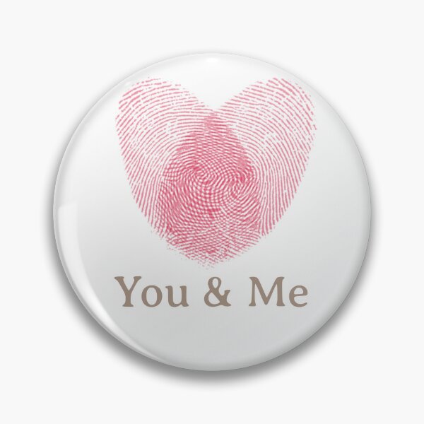 Item preview, Fingerprint Heart - You & Me designed and sold by LifeSimpliCity.