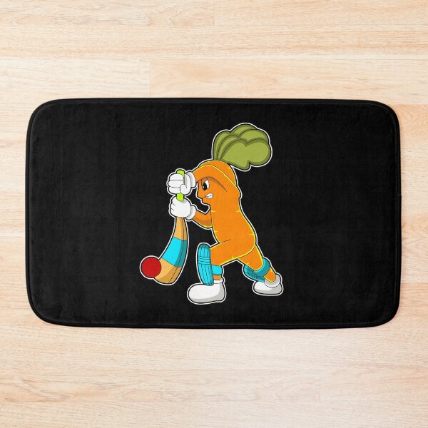 Item preview, Carrot at Cricket with Cricket bat designed and sold by Snabdesign84.